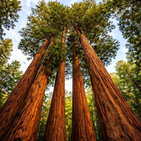 Wily Fox backyard sequoia tree feature adds shade
