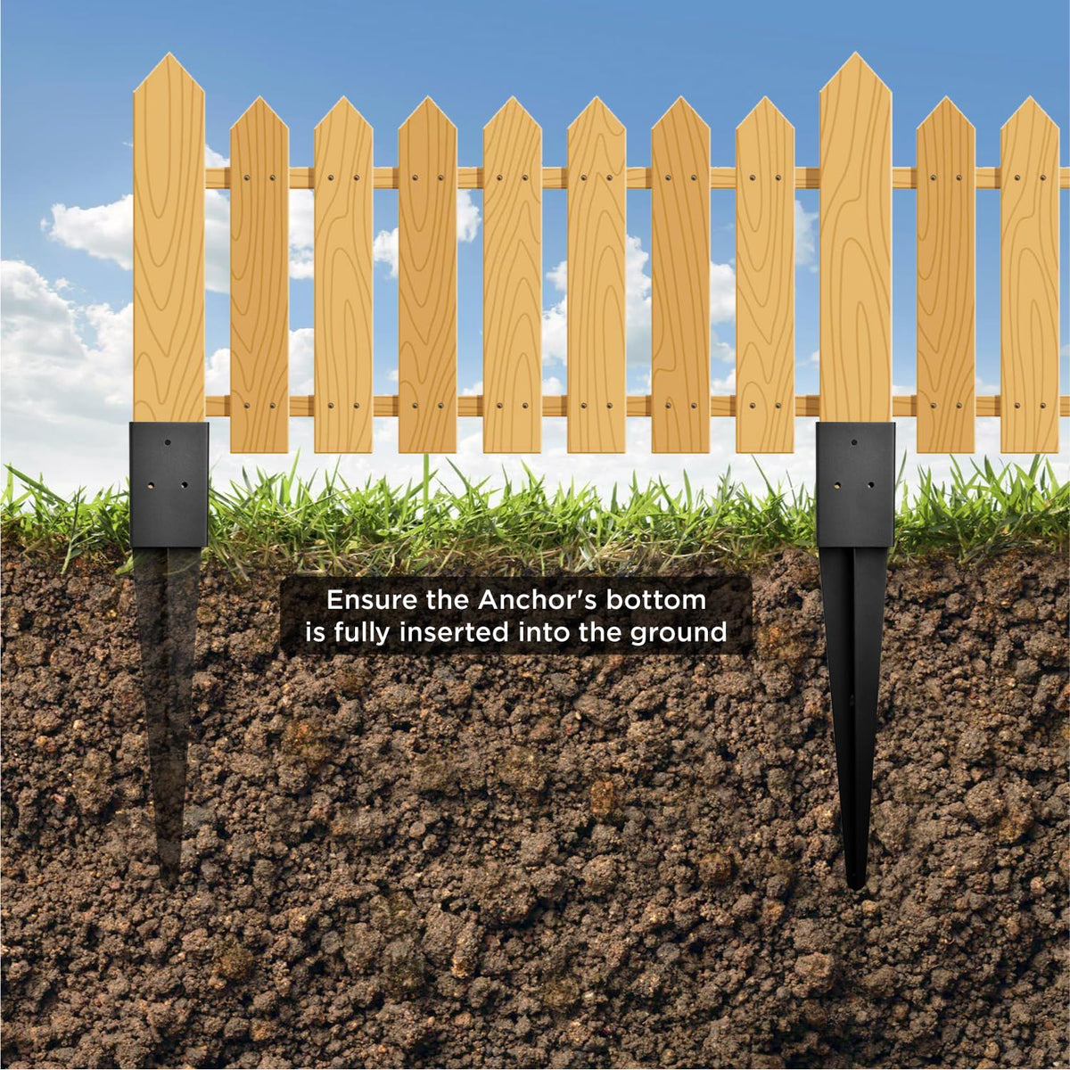 WIMART powder-coated surface highlights rust resistance for outdoors.