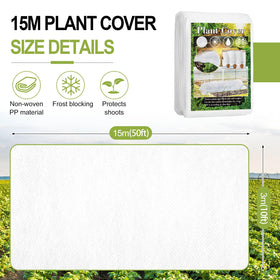 WiMas floating row cover stretched over vegetables to keep air flowing