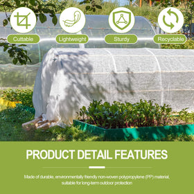 WiMas soft cover guards delicate seedlings without crushing buds