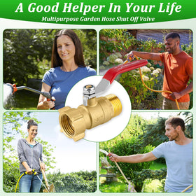 Windblowgrass durable brass valve suited for outdoor garden use.