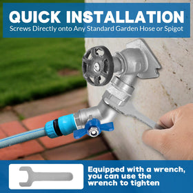 WindBlowGrass easy-install design shows hand-tighten installation.