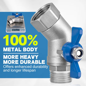 WindBlowGrass swivel elbow 360-degree view for flexible hose alignment.