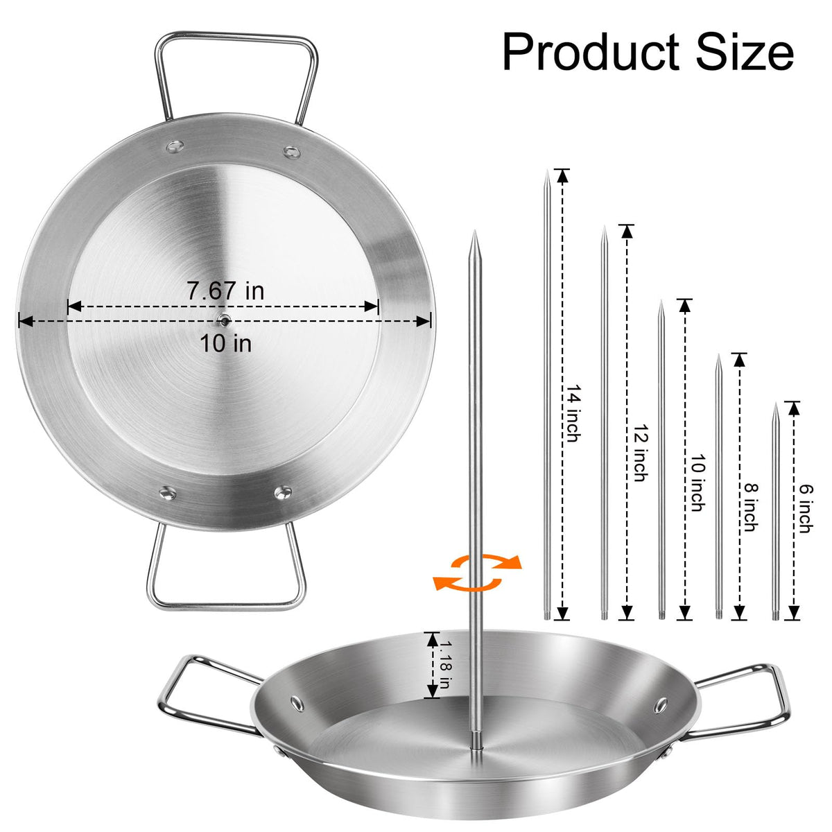Windesk Ideal for Brazilian churrasco and kebab on outdoor grills