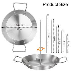 Windesk Ideal for Brazilian churrasco and kebab on outdoor grills