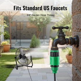 Windigaga 180° tilt directs mist precisely where you need it.