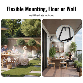 Windigaga dual-mode fan for outdoor cooling and indoor air movement.