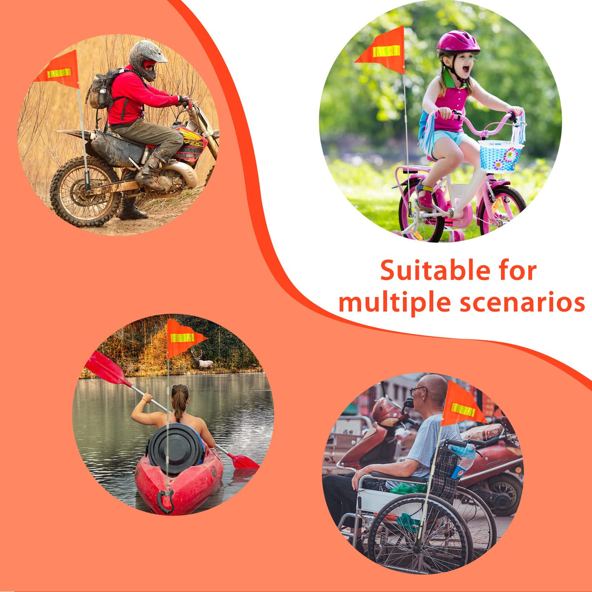Windkream complete 3-set pack for multiple bikes or trailers