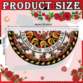 Windkream Run for the Roses bunting banner adds bold color to party spaces.