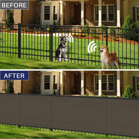 Windscreen4less brass grommets along edges ensure easy secure installation