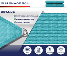 Windscreen4less breathable fabric blocking direct sun while allowing breeze