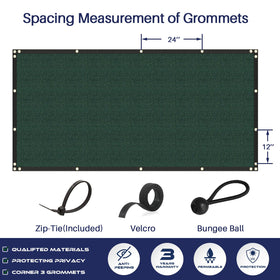 Windscreen4less custom sizes fit fences, rails, and balconies.