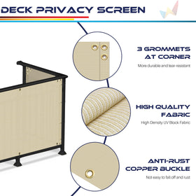 Windscreen4less versatile outdoor screen for patios, pools, and gardens.