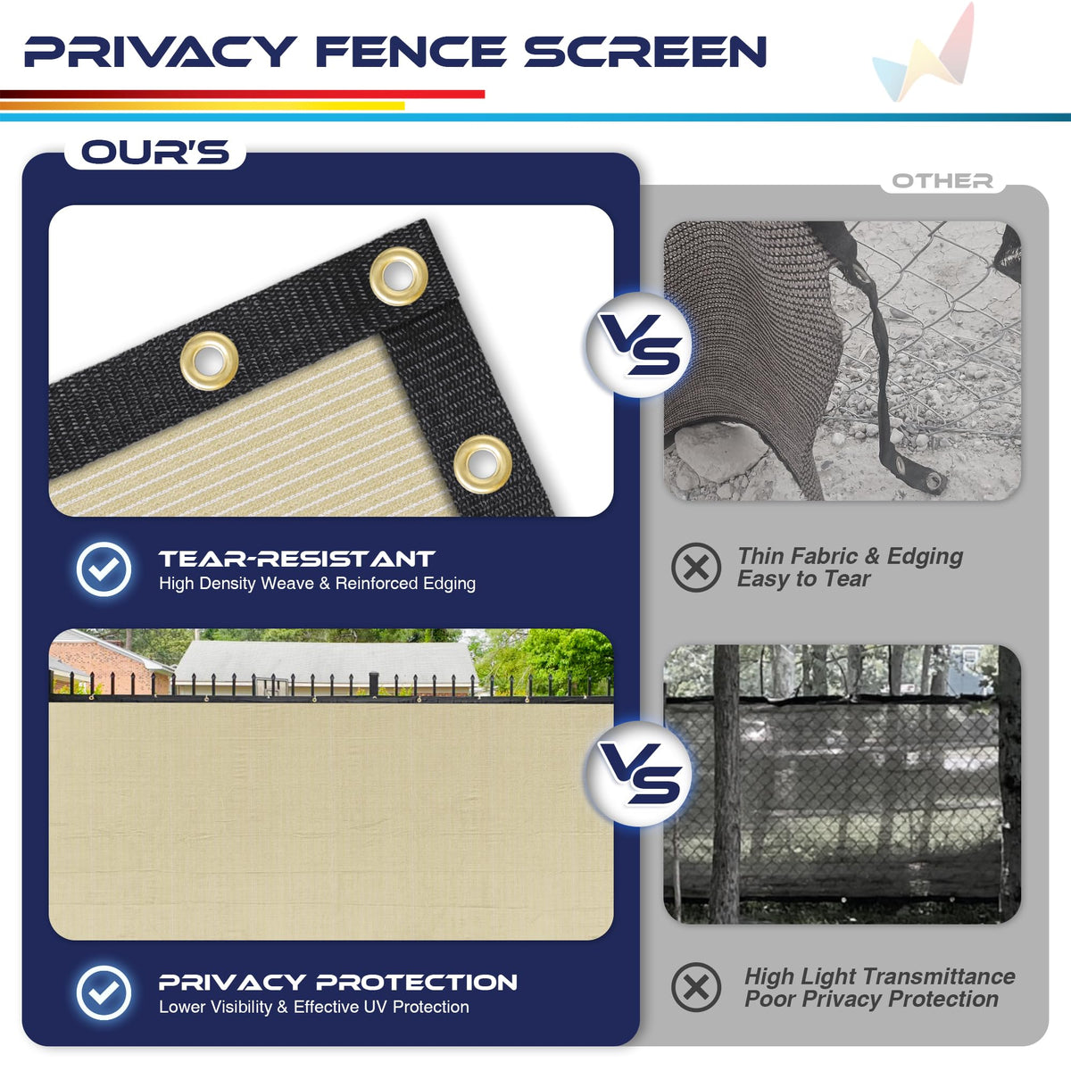 Windscreen4less pool deck privacy screen provides private space near water.