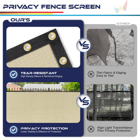 Windscreen4less pool deck privacy screen provides private space near water.