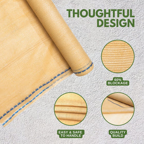 WindscreenSupplyCo DIY-friendly shade cloth that can be cut to size without fraying