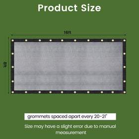 WindscreenSupplyCo mosquito-net-ready mesh tarp for outdoor comfort and airflow