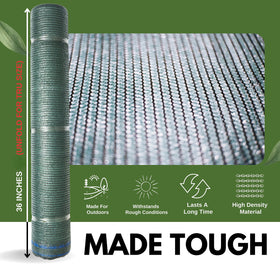 WindscreenSupplyCo durable HDPE shade cloth resists harsh outdoor conditions.