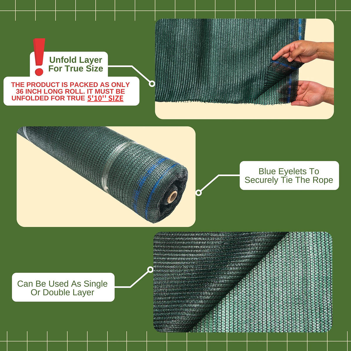 WindscreenSupplyCo versatile shade cloth for gardens, kennels, and privacy.