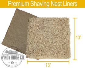 Windy Ridge Co. Aspen Excelsior nesting pad in coop highlights secure footing for chicks.