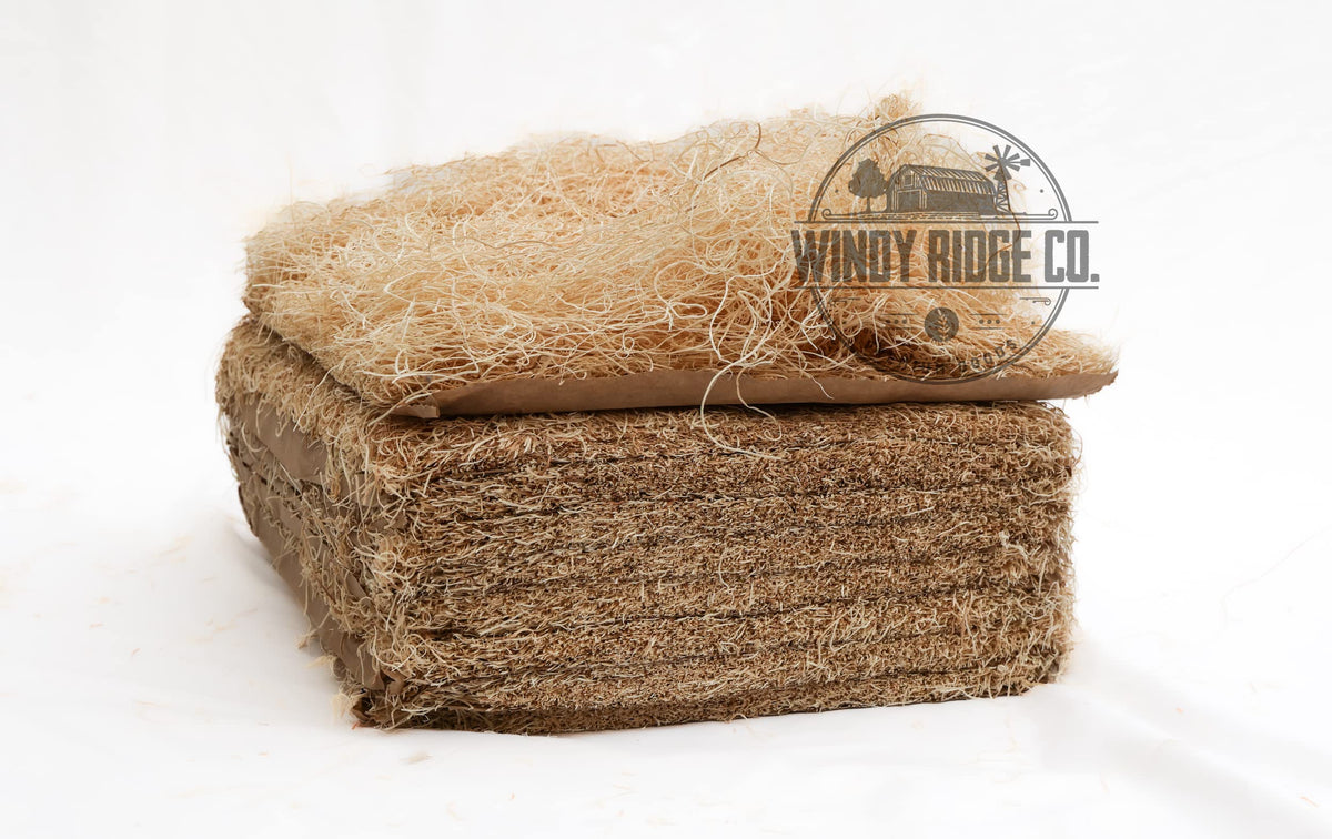 Windy Ridge Co. Aspen Excelsior pad absorbs moisture while keeping eggs clean.