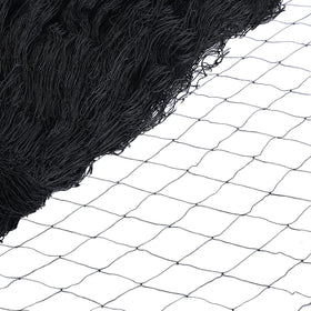 Windyun bird netting draped over a garden to deter birds while allowing sunlight.