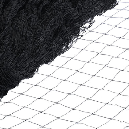 Windyun bird netting draped over a garden to deter birds while allowing sunlight.