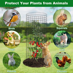 Winemana 1-inch mesh openings block small animals and allow harvest