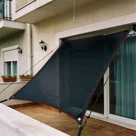 Winemana shade cloth ready to hang with reinforced edges.