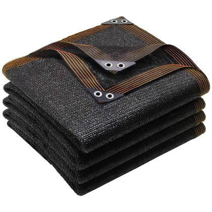 Winemana black shade cloth 90% overview shows a durable 5x20 ft mesh for outdoor shade.