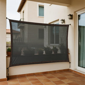 Winemana chicken coop cover provides durable shade and wind protection.