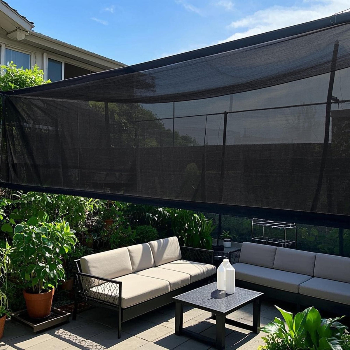 Winemana dog kennel shade cover provides sun protection
