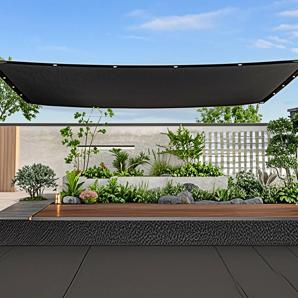 Winemana dog kennel shade mesh reducing heat in outdoor runs