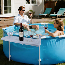 Winemana drainage holes keep surface dry and clean