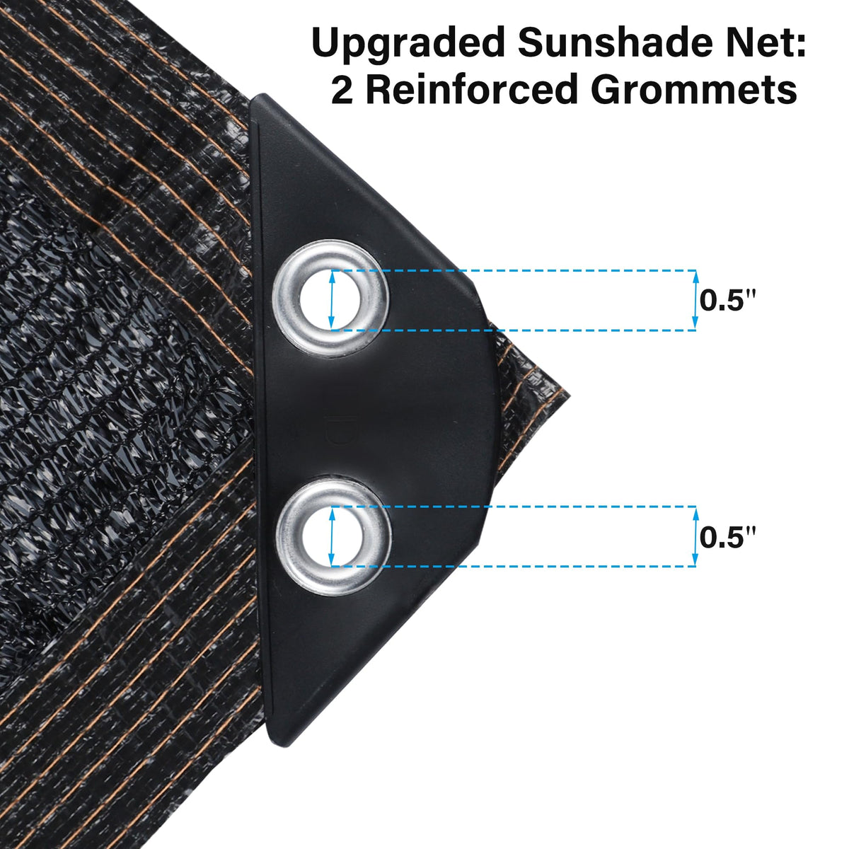 Winemana greenhouse shade netting 70% cooling and airflow for gardens