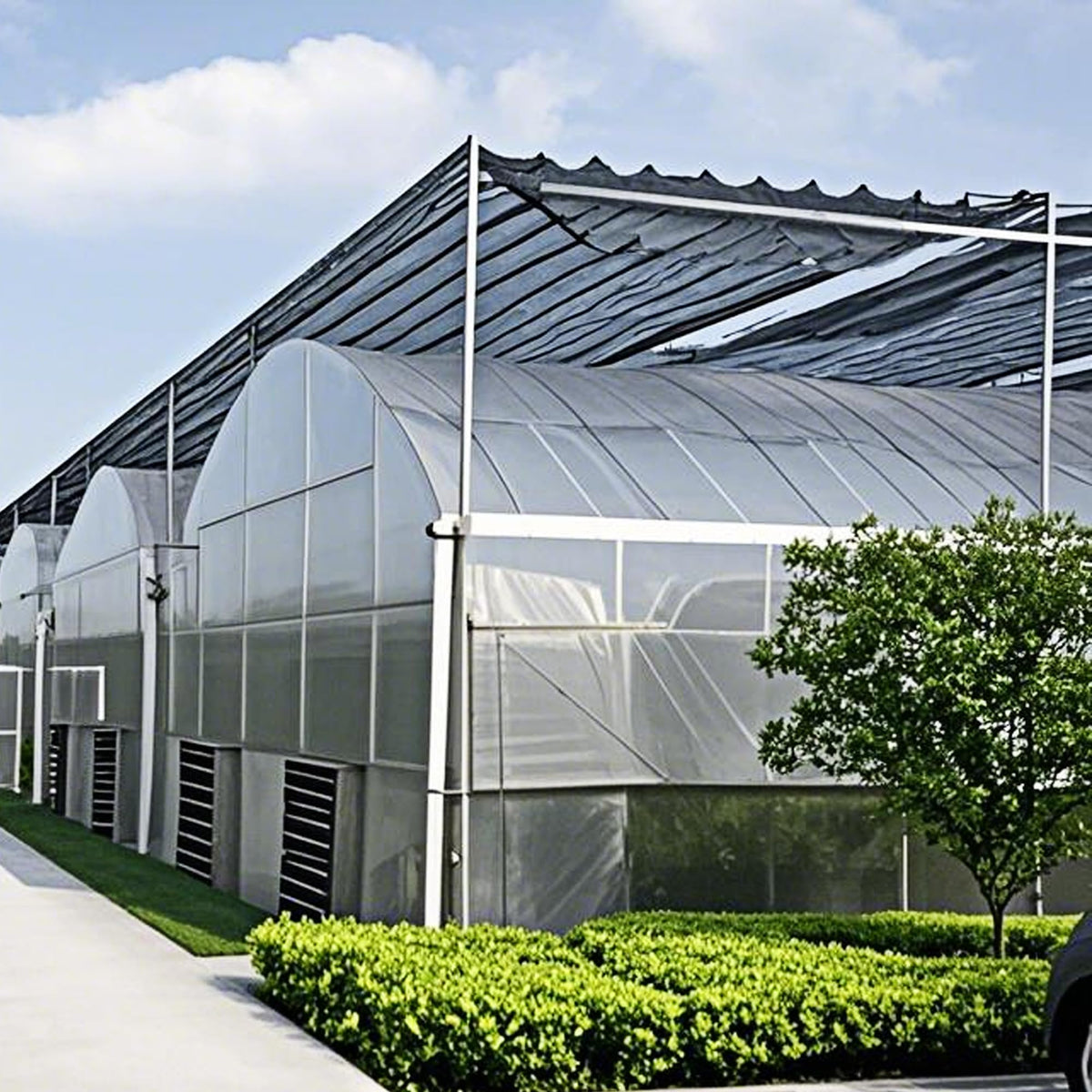 Winemana livestock shelter shade keeps barns ventilated and protected