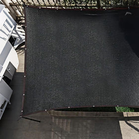 Winemana outdoor shade netting protects vehicles and gear from sun.