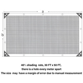 Winemana patio shade net 40% keeps outdoor seating cooler with good air circulation.