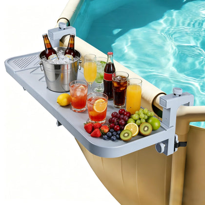 Winemana pool bar adjustable folding design for poolside convenience