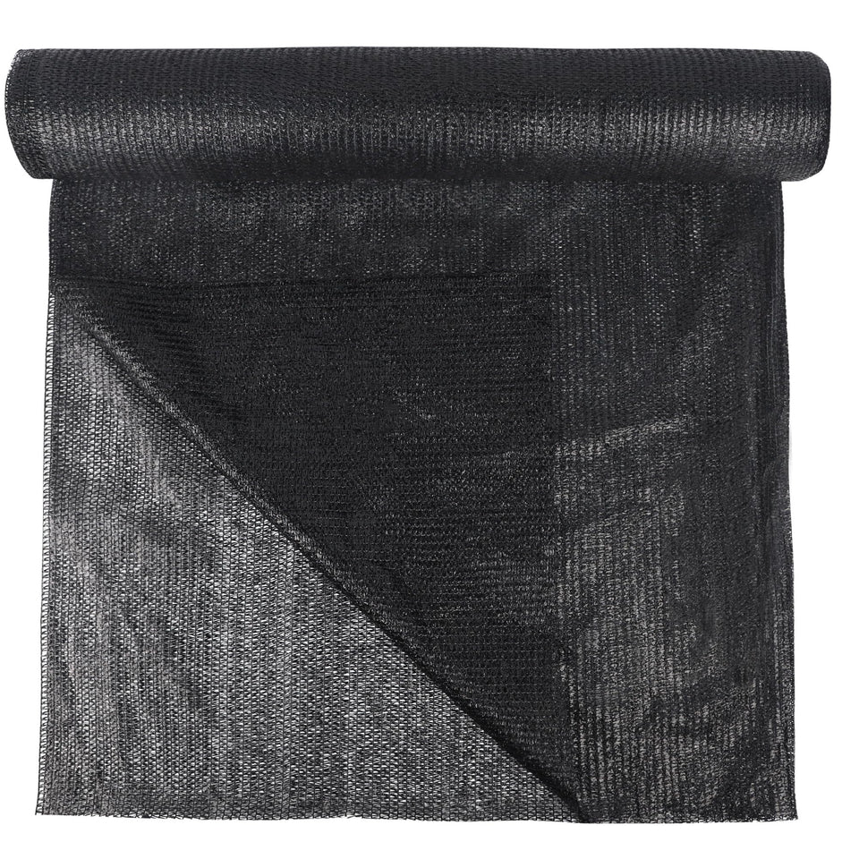 Winemana shade cloth 6x120ft covering garden rows for balanced sun protection.