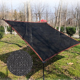 Winemana shade cloth chicken coop setup demonstrating airflow and protection