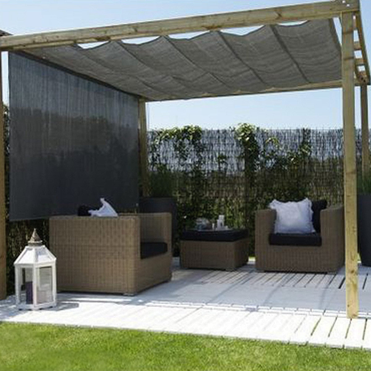 Winemana shade cloth easy clean setup emphasizing low maintenance