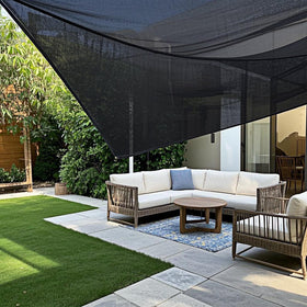 Winemana shade netting with reinforced edge grommets for easy installation