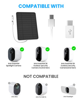 WININMETA 10ft charging cable offers long reach for camera placement.