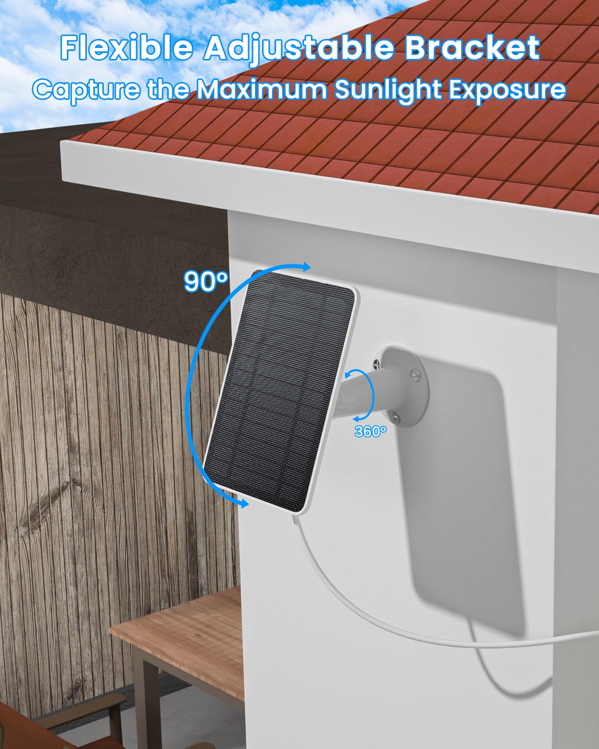 WININMETA Arlo Essential 2nd Gen compatibility ensures reliable solar supply.