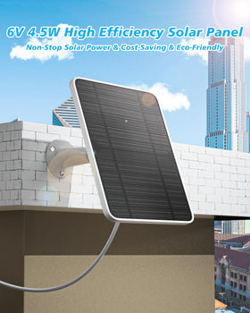 WININMETA Arlo Pro 4 4.5W output panel provides efficient charging.