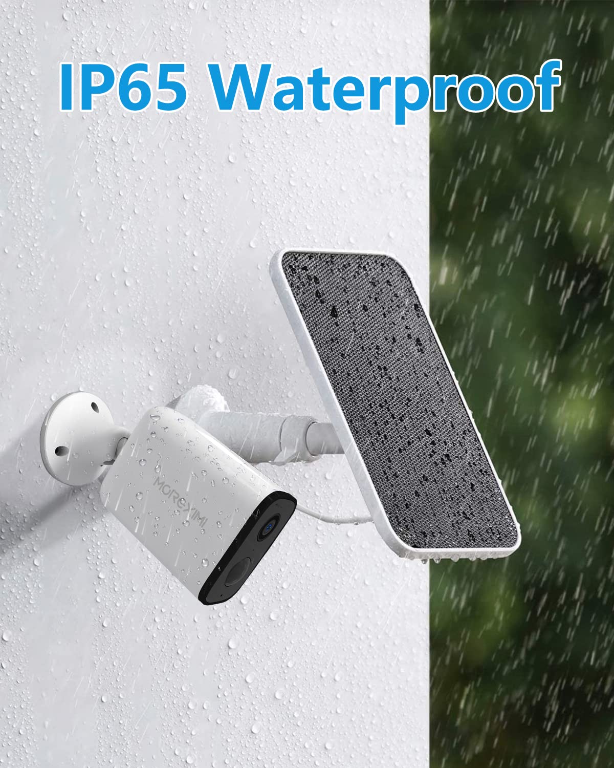 WININMETA IP65 waterproof design withstands rain and snow.