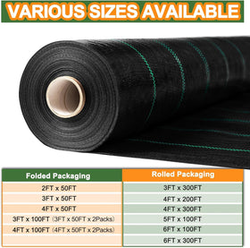 Winisok easy-install weed barrier fabric simplifies bed protection.