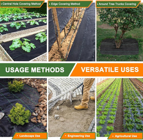 Winisok mulch-friendly barrier supports neat, weed-free edges.