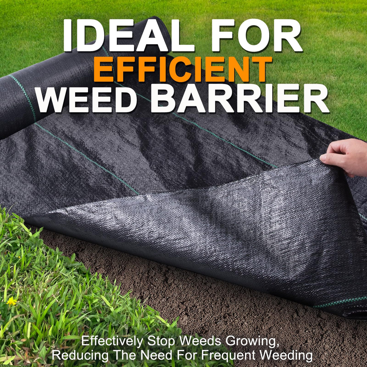 Winisok tear-resistant geotextile weave for long-lasting garden protection